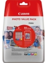 Canon Photo ValuePack tusze CLI-571 BK/CY/MG/YL + papier foto 50 szt. 10x15cm