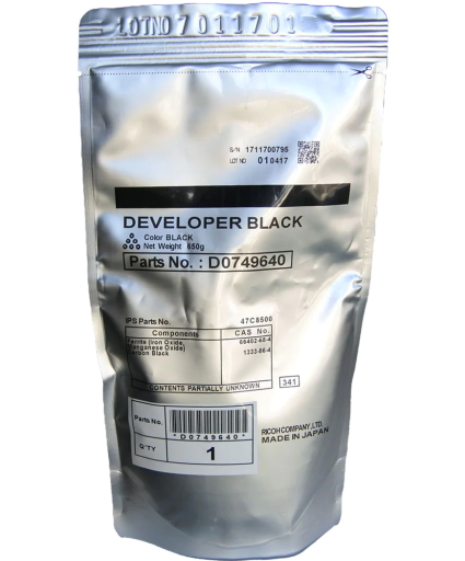 Deweloper czarny Ricoh Pro C651ex C751ex C751 D0749640
