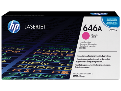 Toner oryginalny magenta CF033A HP Color LaserJet CM4540
