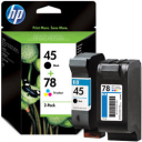 HP Deskjet 930C 980Cxi 995C tusze czarny + kolor, 45 + 78 