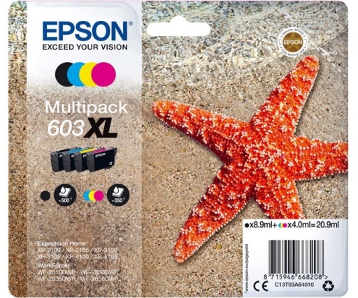 Multipack tuszy 603XL CMYK Epson XP-2100/2105 WF-2810