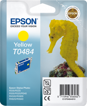 Tusz Epson Stylus Photo RX600 żółty T0484