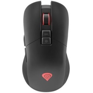 Mysz bezprzewodowa Genesis Zircon 330 optyczna Gaming 3600DPI czarno-czerwona