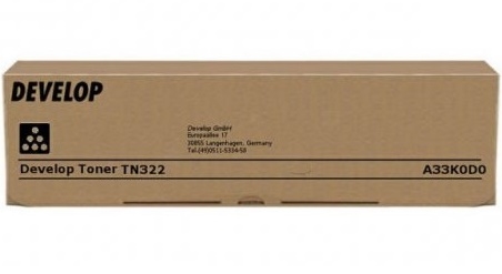 Toner oryginalny Develop TN-322K, A33K0D0