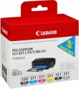 Tusze Canon Value Pack CLI-551 BK/CY/MG/YL/GY+PGI-550PGBK