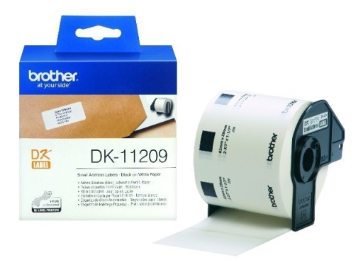 Etykiety Brother DK11209 29x62mm do Brother QL 1050N 1060N 500 500BW 550 560 560VP 580N 650TD 700