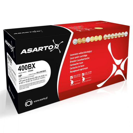 Toner Asarto zamiennik czarny HP CE400X, 507X