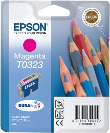 Tusz oryginalny C13T03234010 magenta 16 ml Epson Stylus C70 C80