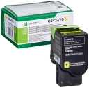 Toner C242XY0 Lexmark C2425/2535 MC2425/2535/2640 żółty 3,5k