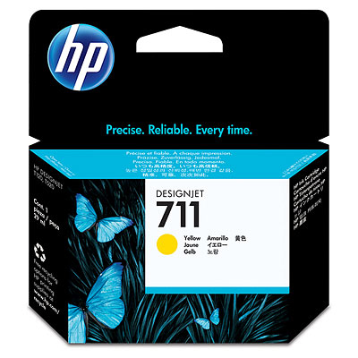 Tusz do HP Designjet T120 T520 CZ132A HP 711 Ink Cartridge Yellow 29ml