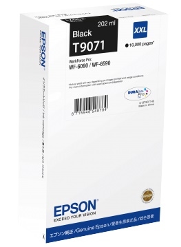 Tusz Epson C13T907140, T9071 czarny XXL