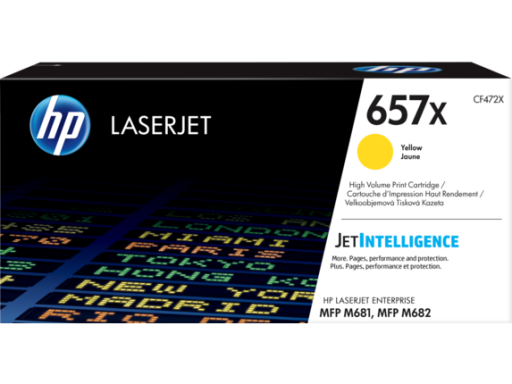 Toner oryginalny HP CF472X, 657X żółty