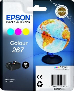 Tusz kolorowy Epson C13T26704010, 267