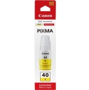 Tusz Canon GI-40Y do Pixma G5040/6040/7040 żółty 7,7k