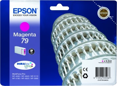 Tusz  oryginalny C13T79134010 magenta 79 Epson magenta