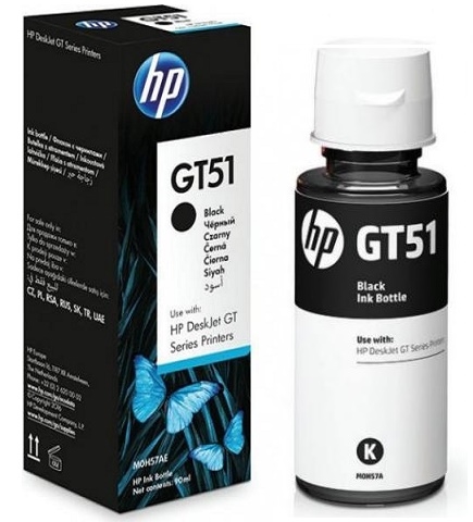 Tusz oryginalny M0H57AE, GT51 czarny HP