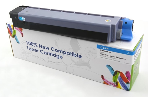 Toner zamiennik Cartridge Web 44643003 cyan Oki C801