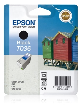 Tusz Epson Stylus C42SX, C42UX, C42Plus, T036 czarny