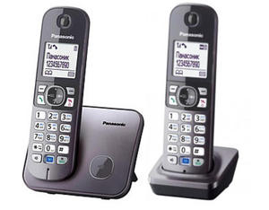 Panasonic KX-TG6812PDM telefon bezprzewodowy z dodatkową słuchawką