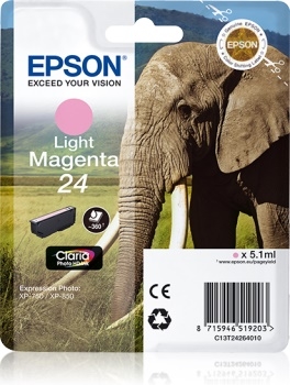 Atrament oryginalny Elephant C13T24264010, C13T24264012, 24 light magenta Epson