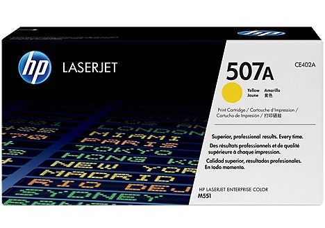 Toner żółty HP LaserJet Enterprise 500 color M551