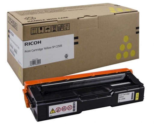 Toner oryginalny 407546 żółty Ricoh SP C250