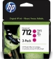 Tusze HP DesignJet T210 T230 T650 trójpak Magenta 712 3x29ml