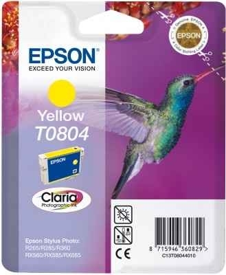 Tusz Epson Stylus Photo R265 R285, RX585 RX685, PX660 PX720WD PX820FWD, T0804 żółty