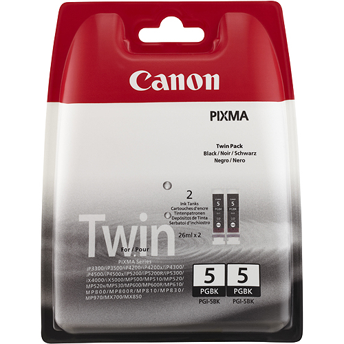 Tusz PGI-5Bk Twin Pack oryginalny czarny pigmentowy Canon