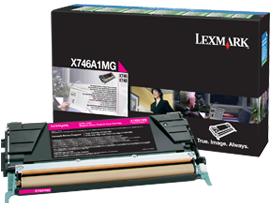 Toner X746A1MG magenta Lexmark X746