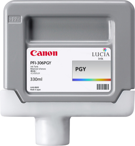 Tusz oryginalny PFI-306PGY photo grey Canon ImagePROGRAF iPF 8400, iPF 8400S, iPF 9400