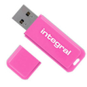 Integral różowy pendrive Neon 16GB USB 2.0