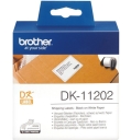Etykiety przewozowe Brother DK-11202 62 x 100mm 300 szt.