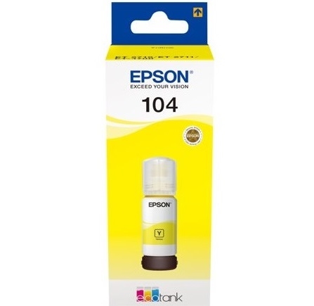 Tusz w butelce Epson 104/ C13T00P440 żółty 65ml