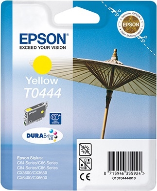 Tusz Epson Stylus C64/C66 CX3600/CX3650 żółty T0444