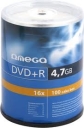 Dysk Omega DVD+R 4.7GB 16x cake box 100 szt.