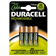 Akumulatorki Duracell HR03 AAA B4 750 mAh 4 szt.