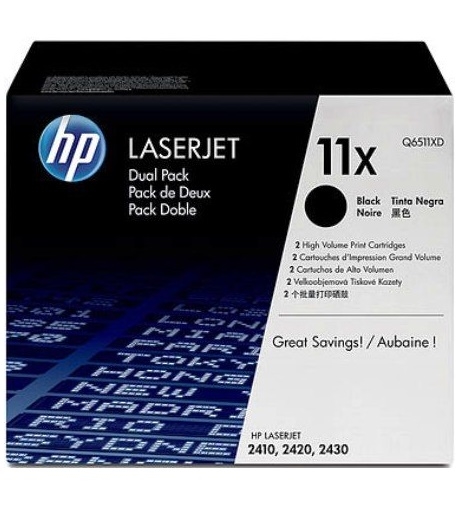 Toner oryginalny Q6511XD dwupak 11X HP