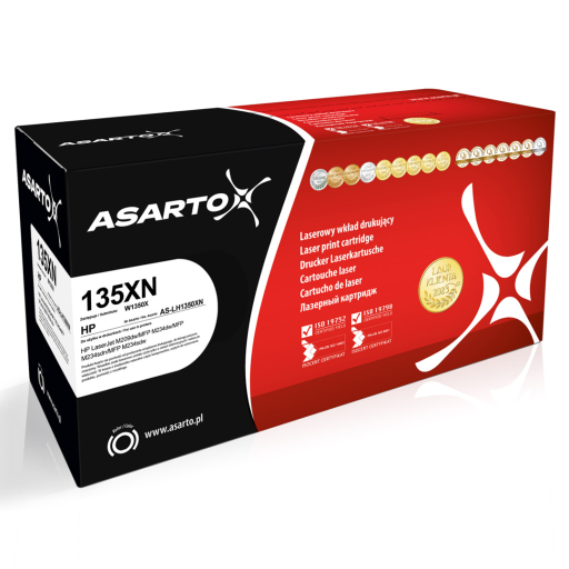 Toner HP LaserJet M209 M234 MFP 2,4k z czipem Asarto zamiennik 135X