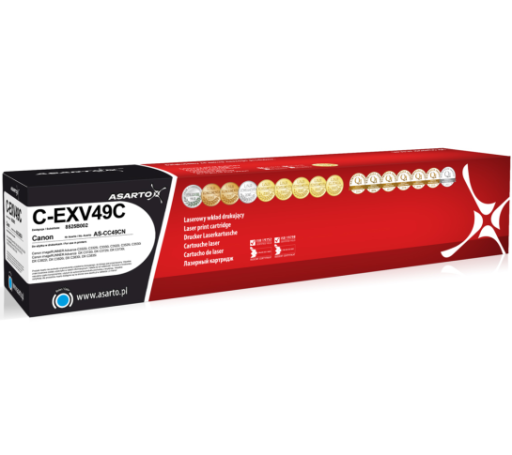 Toner Asarto zamiennik Canon C-EXV49 cyan 19k