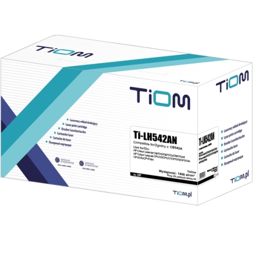 Toner TiOM CB542A zamiennik żółty HP CM1312