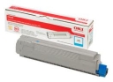 Toner Oki C8600 C8800 cyan 43487711 6k