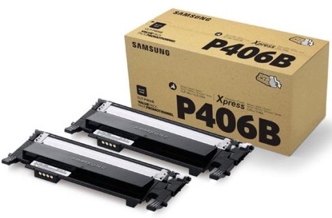 Toner oryginalny HP SU374A dwupak Samsung CLT-P406B, P406B czarny