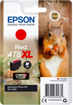 Tusz Epson Expression Photo HD XP-15000 Red 478XL C13T04F54010