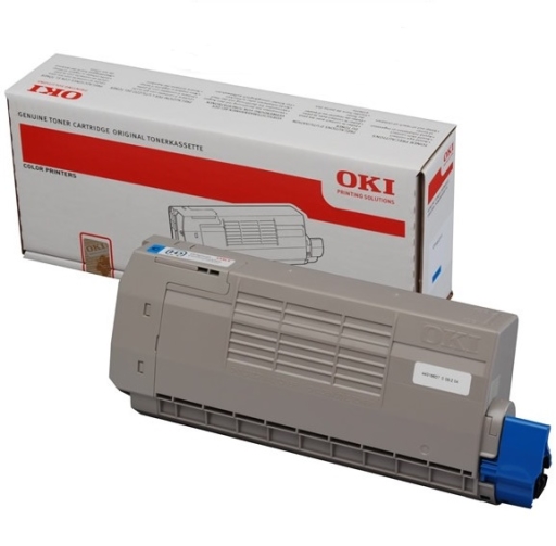 Toner oryginalny cyan 44318607 Oki C710 C711