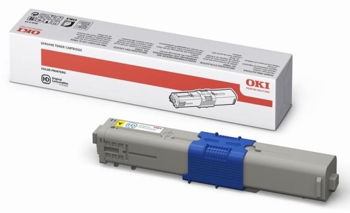 Toner oryginalny 44469704 żółty OKI C531