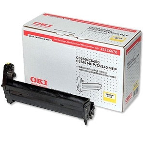 Bęben 42126670 żółty do drukarek Oki C5250 C5450 C5510 C5540