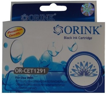 Tusz Orink czarny do Epson Stylus SX420W SX525WD B42WD BX305F BX320FW zamiennik T1291 15ml