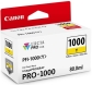 Tusz Canon imagePROGRAF PRO-1000 PFI-1000Y Yellow 80ml