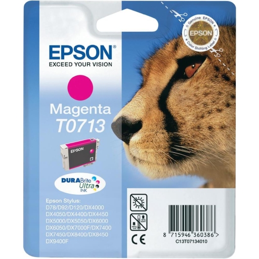 Tusz magenta do Epson D78 D92 DX7450, S20 S21, SX100 SX105 SX410, BX300F, T0713